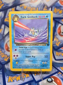 Vintage Pokemon TCG Team Rocket Dark Golduck Card 37/82 - Image 1