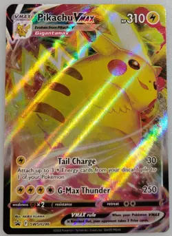 Pikachu VMAX SWSH286 POKEMON SWSH: Sword & Shield Promo Cards Holo NM (2 of 2) - Image 1