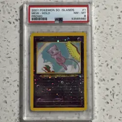 Pokemon Mew Southern Islands 2001 Reverse Holo Promo PSA 8 46/040 - Image 1