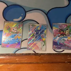 Pokemon TCG First Partners Illustration Collection Series 1 Gen. 7 Starters - Image 1