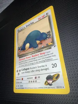 Rocket's Snorlax - 033/132 - Gym Heroes - Rare - Pokemon - NM - Image 2