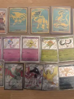 Pokemon Paldean Fates Card Lot of 22 Shiny Rare Baby Shiny SIR/FA, NM Condition - Image 1