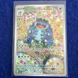 Pokemon Seismitoad Full Art IR Holo Black Bolt Near Mint 105/086 - Image 1