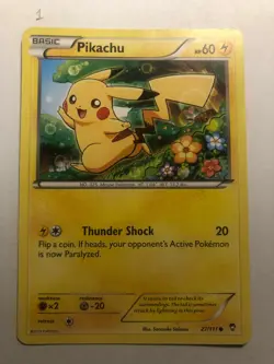 Pokemon TCG Pikachu Furious Fists 27/111 Regular Common -LP - Image 1