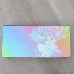 Pokemon Scarlet & Violet Prismatic Evolutions Deck Box Eevee, Playmat & Sleeves - Image 2