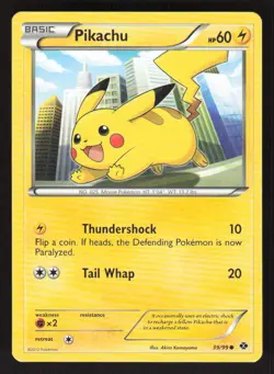 Pokemon TCG Next Destinies Pikachu #39/99 - Image 1