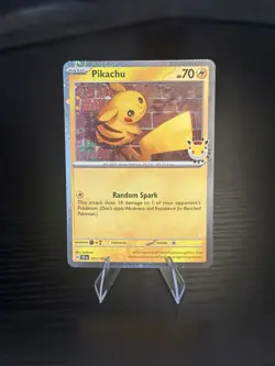 Pikachu 51/162 Stamped 2026 Pokemon Day 30th Anniversary Promo - Image 1