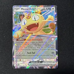 Pokemon Meowth ex 062/088 Double Rare Perfect Order TCG - Image 1