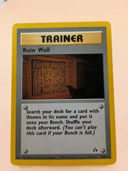 Pokemon - Neo Discovery Ruin Wall 74/75 MP - Image 1