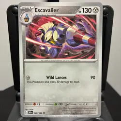 Escavalier - 060/086 - Pokemon Black Bolt 2025 - Uncommon Card NM - Image 1