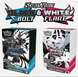 Pokemon TCG Black Bolt White Flare Booster Bundle Set of 2 Brand New and Sealed - Image 1