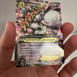 Pokemon Mega-Mewtwo-EX Holo TCG Card Breakthrough 64/162 Near Mint NM 2015 - Image 4