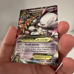 Pokemon Mega-Mewtwo-EX Holo TCG Card Breakthrough 64/162 Near Mint NM 2015 - Image 5