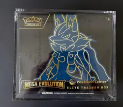 Pokemon Center Mega Evolution Elite Trainer Box (Lucario) MAGNETIC CASE - Image 1