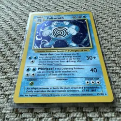 POKEMON 1999 POLIWRATH BASE SET UNLIMITED 13/102 NM HOLO / FOIL - Image 3