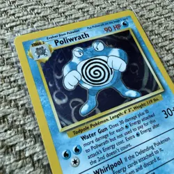 POKEMON 1999 POLIWRATH BASE SET UNLIMITED 13/102 NM HOLO / FOIL - Image 4