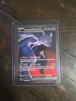 Team Rockets Mewtwo EX 281/217 SIR Ascended Heroes Full Art Holo Pokemon TCG, NM - Image 1