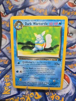 Pokemon TCG Team Rocket Dark Wartortle LP - Image 1