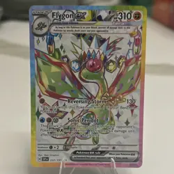 Pokemon TCG Flygon EX Sv08: Surging Sparks Ultra Rare Holo 310 HP 222/191 Eng - Image 1