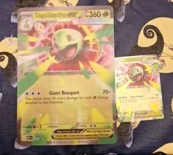 Pokemon Mega Meganium EX Ascended Heroes Promo Lot of 2 Standard & Jumbo NM/M 🍃 - Image 1