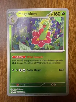 Meganium Rare Mega Evolution Reverse Holo 010/132 NM/M Pokemon - Image 1