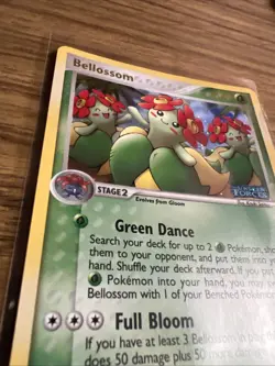 Pokemon Bellossom 3/115 Unseen Forces Rare Reverse Holo LP EX Era - Image 2