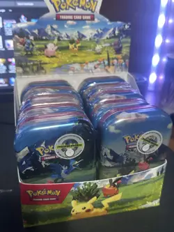 Pokemon TCG Mega Evolution/Ascended Heroes Mini Tin 10x With Display Case - Image 1