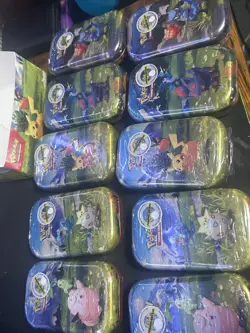 Pokemon TCG Mega Evolution/Ascended Heroes Mini Tin 10x With Display Case - Image 2