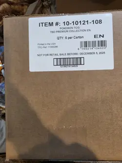 Pokemon TCG Mega Venusaur ex PREMIUM COLLECTION BOX CASE Sealed 6 Boxes Sealed - Image 2