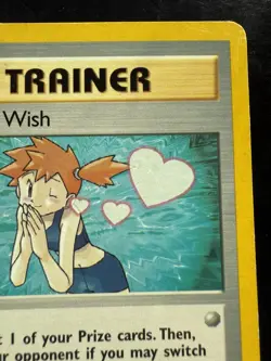 Misty's Wish 108/132 Gym Challenge Non Holo Rare Pokemon 2000 (LP) - Image 3
