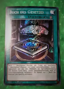Yu-Gi-Oh FUEN, Buch des Gesetzes, "near mint", unbespielt NEU, 1. Auflage - Image 1
