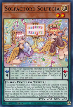 Solfachord Solfegia DOOD-EN020 1st ED Yu-Gi-Oh! - Image 1