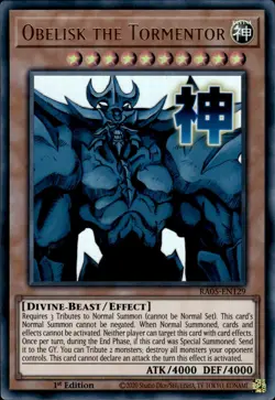 Obelisk The Tormentor - Variant Ultra Rare 1st Edition RA05-EN129 - NM - YuGiOh - Image 1