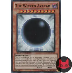 Yugioh The Wicked Avatar CT07-EN023 Super Rare Limited Edition LP - Image 1