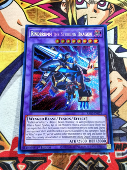 Rindbrumm the Striking Dragon ra02-en025 (NM+) Secret Rare Yu-Gi-Oh! - Image 1