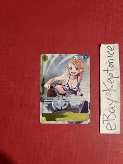 One Piece TCG ENGLISH Nami OP15-108 DASH PACK PROMO Adventure On Kami’s Island - Image 1