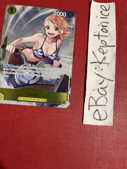 One Piece TCG ENGLISH Nami OP15-108 DASH PACK PROMO Adventure On Kami’s Island - Image 3