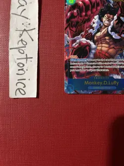 One Piece TCG Monkey D Luffy OP11-118 Alternate ALT ART A Fist Of Divine Speed - Image 5