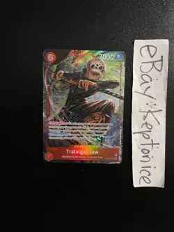 One Piece TCG ENGLISH Trafalgar Law PRB02-002 Alternate ALT ART The Best Vol. 2 - Image 1