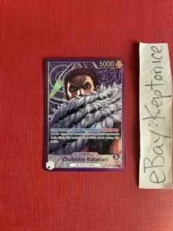 One Piece TCG Leader Charlotte Katakuri OP11-062 ALT ART A Fist Of Divine Speed - Image 1