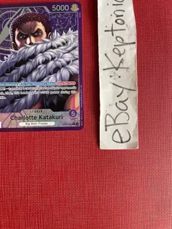One Piece TCG Leader Charlotte Katakuri OP11-062 ALT ART A Fist Of Divine Speed - Image 3