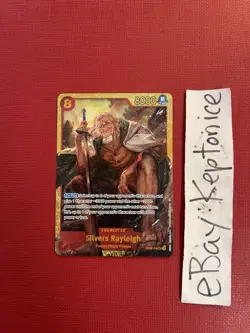 One Piece TCG Silvers Rayleigh REPRINT The Best Vol. 2 OP08-118 PRB02 SEC Rare - Image 1