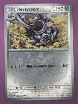 Revavroom 109/142 Stellar Crown Reverse Holo Pokemon Card - Image 1