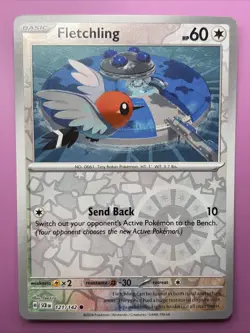 Fletchling 121/142 Stellar Crown Reverse Holo Pokemon Card - Image 1