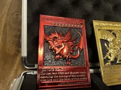 Yugioh Egyptian God Card Fan Made Metal Card Collection Slifer Ra Obelisk New - Image 2