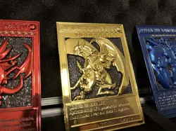 Yugioh Egyptian God Card Fan Made Metal Card Collection Slifer Ra Obelisk New - Image 4