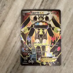 Pokemon TCG Zygarde EX Holo Basic Fighting 190 NM 54a/124 Card 2016 - Image 1