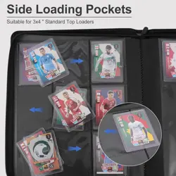 Toploader Card Binder: Protect Your Cards in Style - 324 Loader Capacity, Black - Image 5