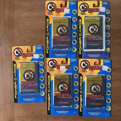 NEW SEALED Lot of 5 Rumble Robots Booster CARD Pack POWER CARDS - Image 1