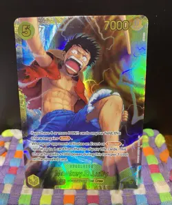 Monkey.D.Luffy OP15-119 SEC Foil One Piece Card - Adventure On Kami’s Island NM - Image 2